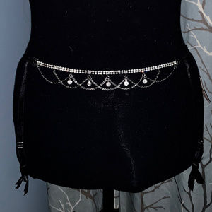 SOLD! NWT Victoria Secret ringstone garter belt OS